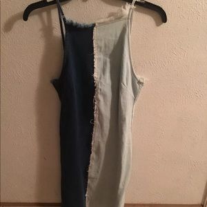 FASHION NOVA 2 Toned Denim Dress